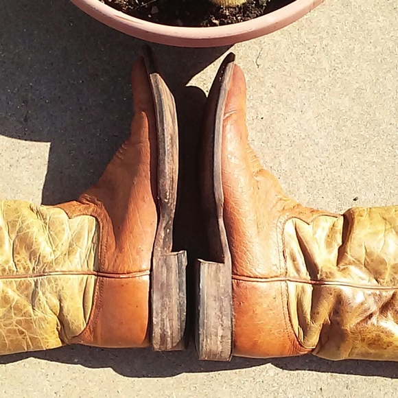 Vintage Mens Smooth Ostrich Boots main image 6